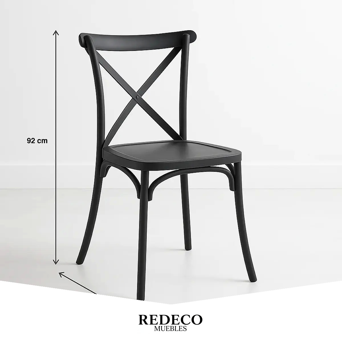 Silla Crossback - Negra