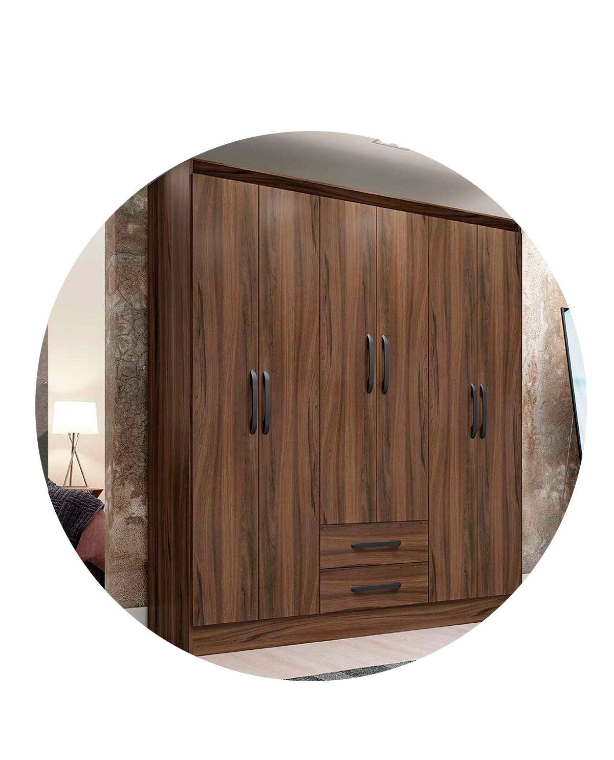 Clóset Segalín 6 Puertas 2 Cajones - Comprar en RespaldosChile