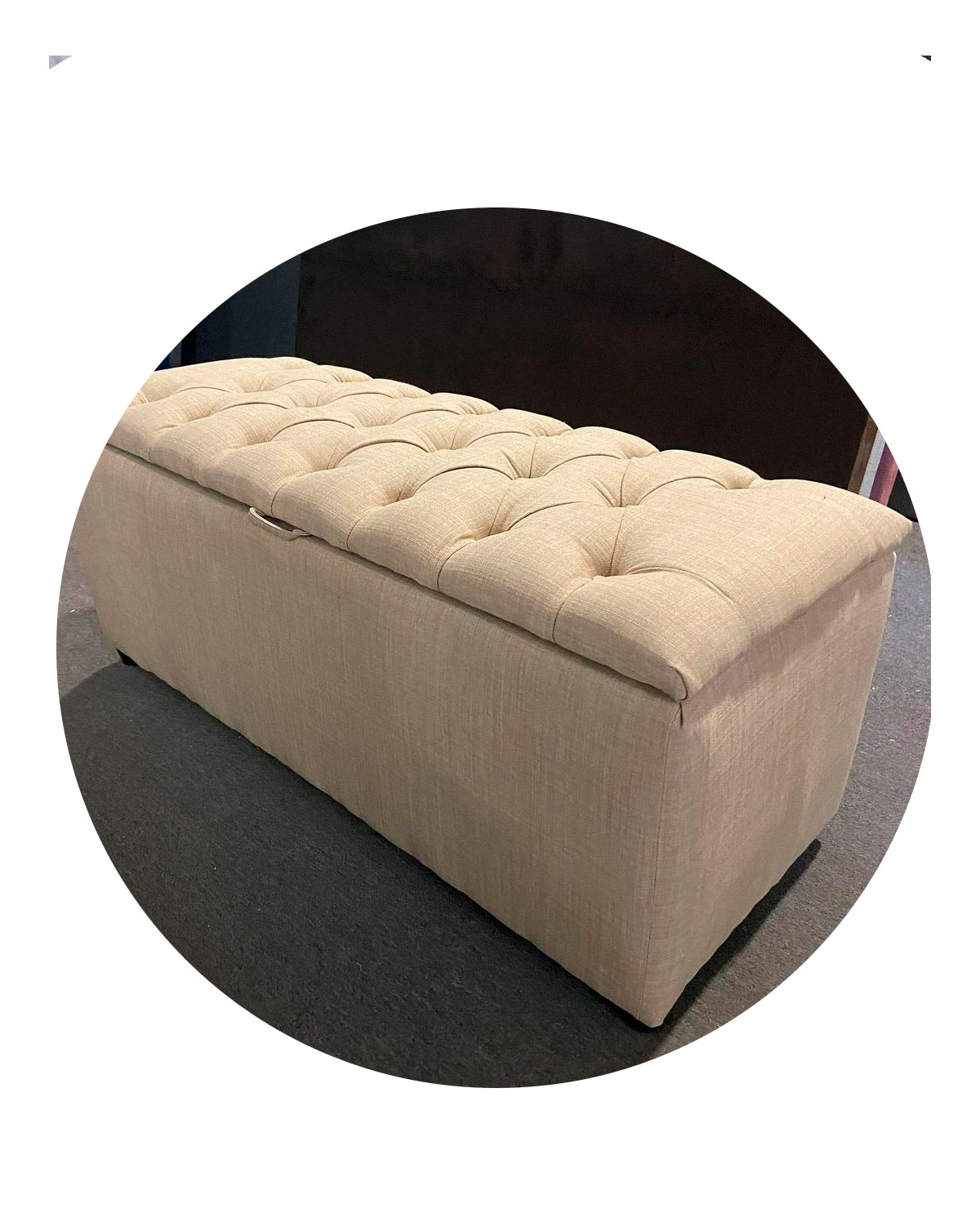 Banqueta Baul Capitone - Comprar en RespaldosChile