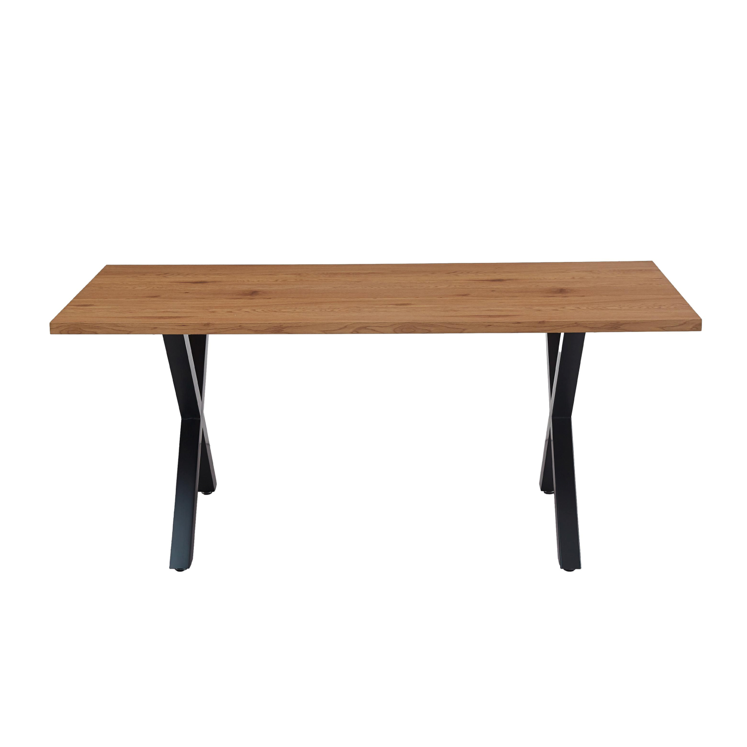 Mesa industrial Madera y Metal Cross 180x90